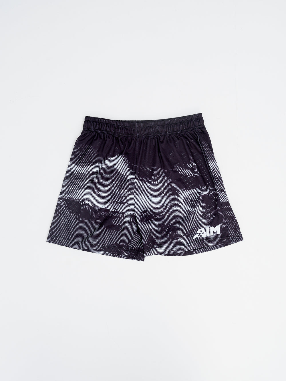AIM Black Mesh Shorts