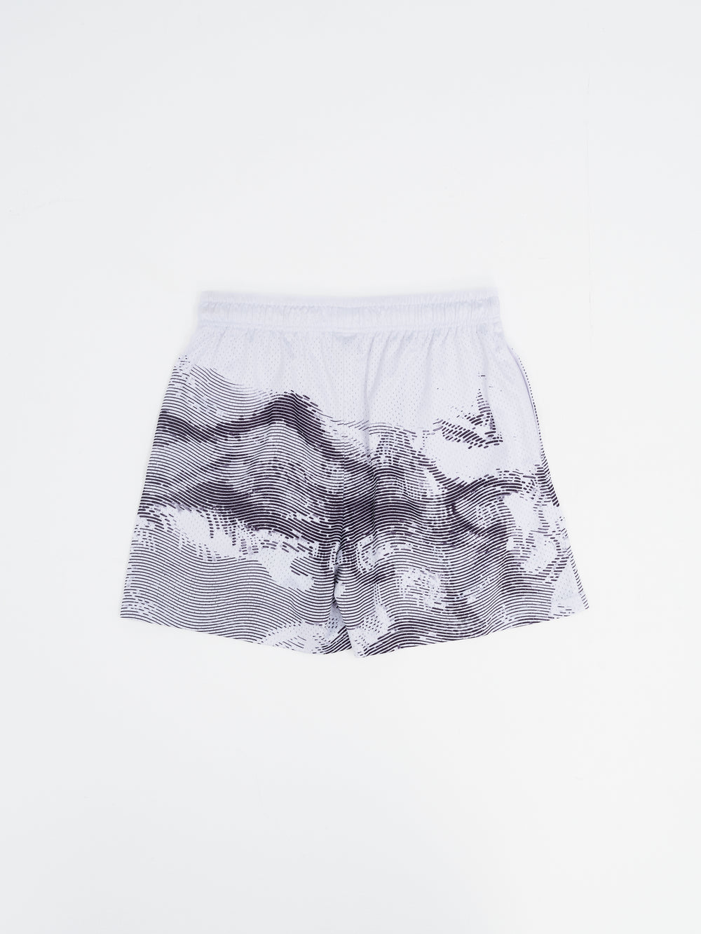 AIM White Mesh Shorts